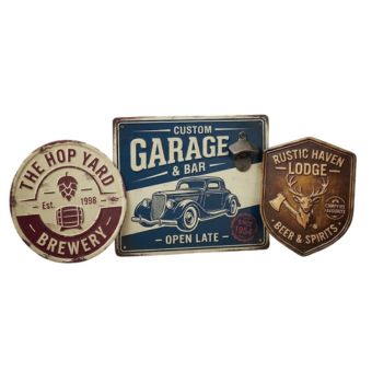 Custom Metal & Beer Signs