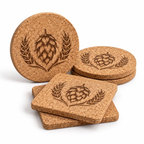 custom-cork-drink-coasters