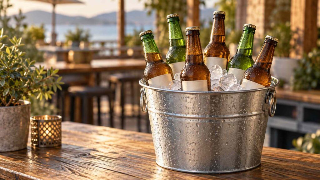how many beers in a bucket